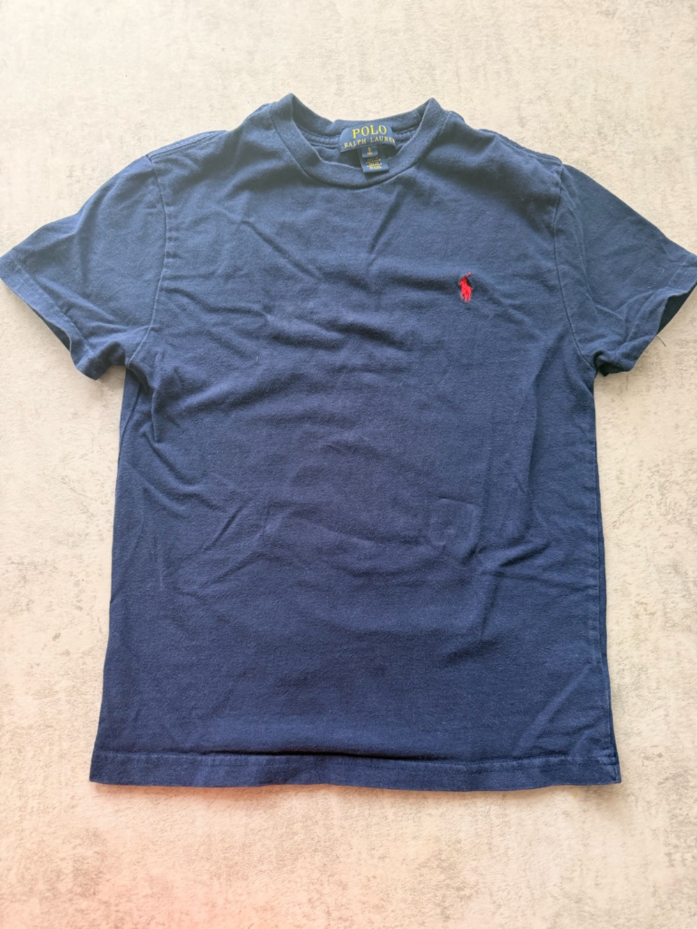Polo by Ralph Lauren Navy T-Shirt with Red Polo Horse
